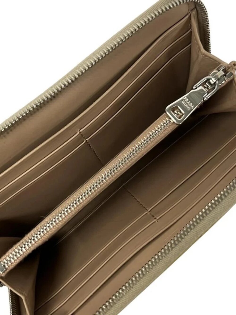 PRADA - Yellow Patent Leather Hardware Long Wallet - Picture 3 of 7